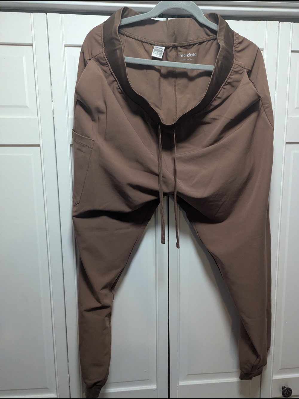 mo.doe Brown Men’s Tapered Drawstring Joggers